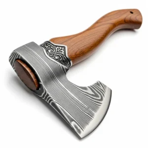 Custom Handmade Damascus Axe
